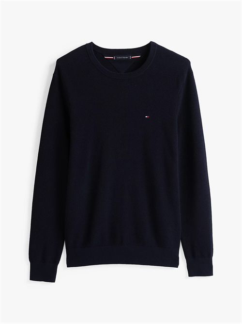 pullover uomo blu TOMMY HILFIGER | MW0MW36347DW5